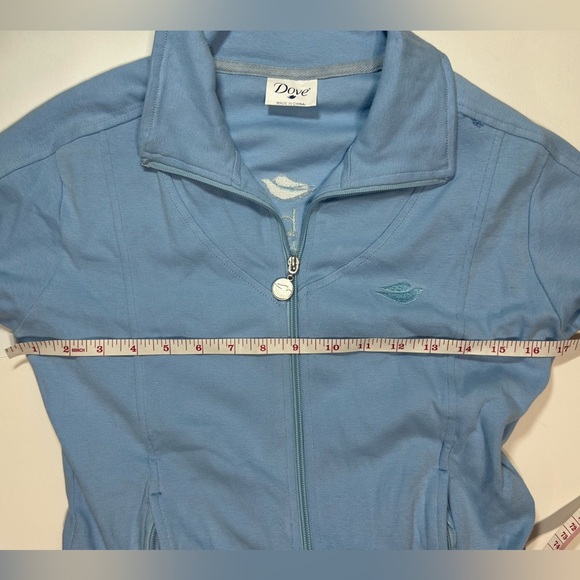 Dove Womans Zip up Sweater With Collar - Picture 7 of 12